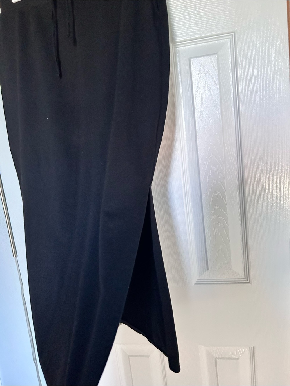 J. Jill Black High-Low Wrap Skirt